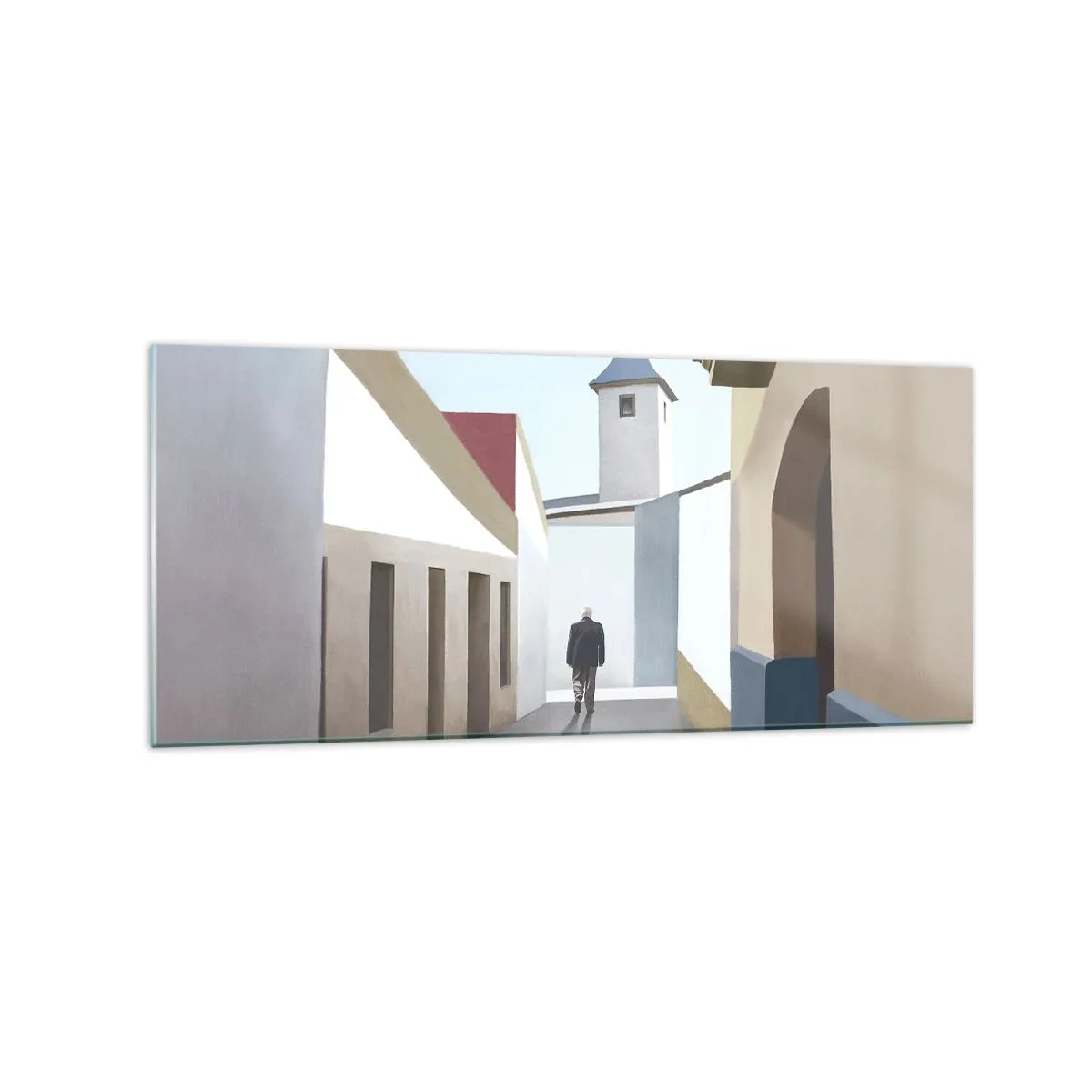 Tablou pe sticlă - Plimbare însorită - 120x50 cm