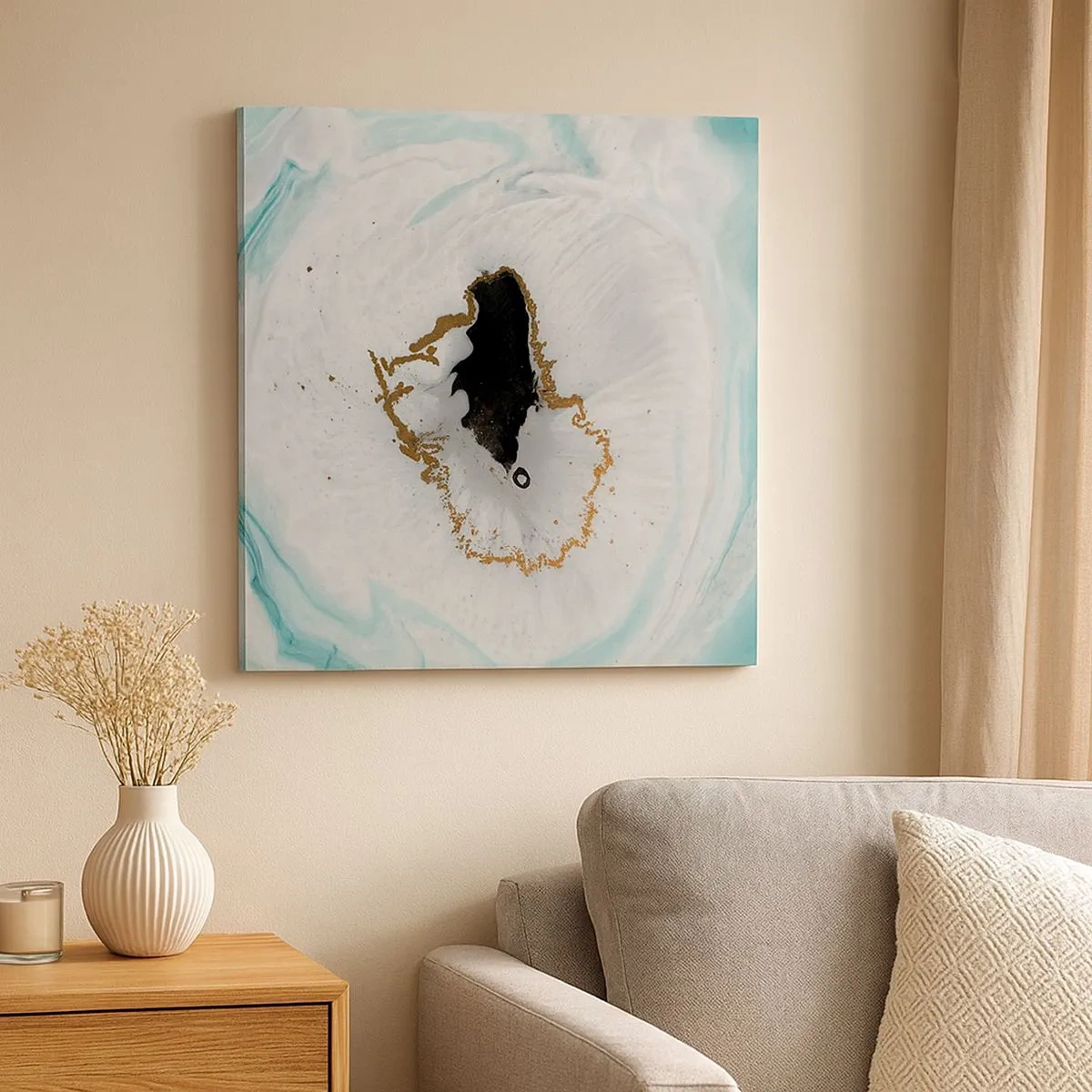 Tablou pe pânză - Pătrunde înăuntru - 30x30 cm