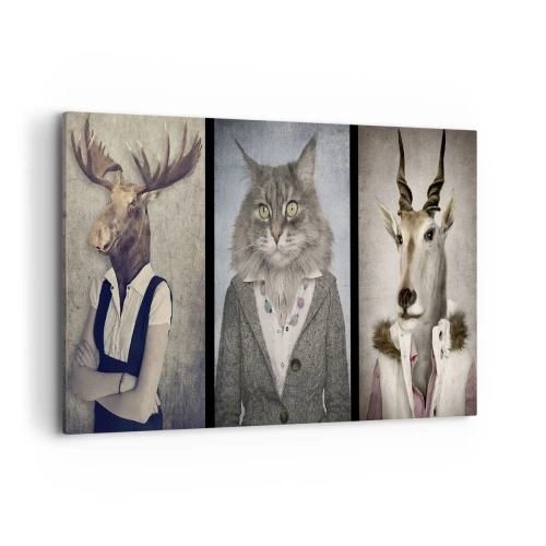 Tablou pe pânză - Blănurile sunt din nou la modă - 120x80 cm