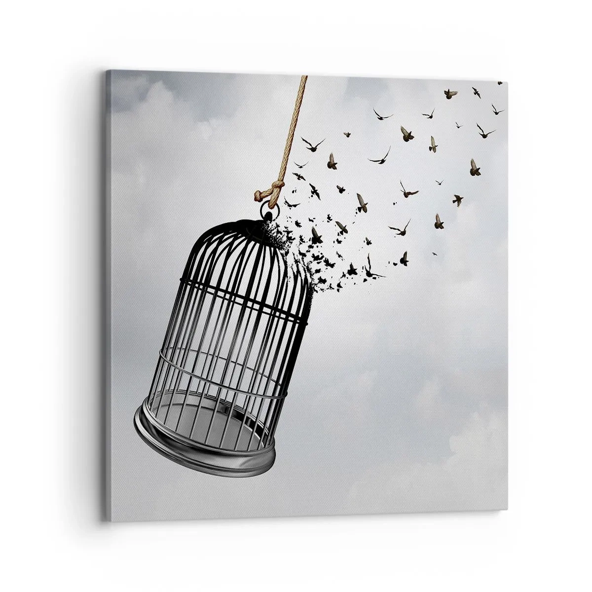 Tablou pe pânză - Credință...Speranță...Libertate! - 70x70 cm