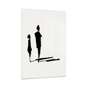 Tablou pe sticlă - Cu siguranță împreună? - 50x70 cm