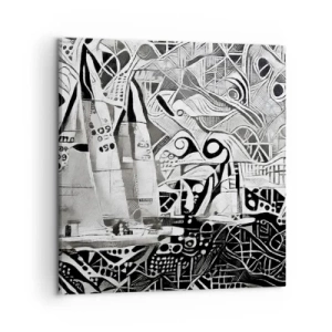 Tablou pe pânză - Între valuri - 50x50 cm