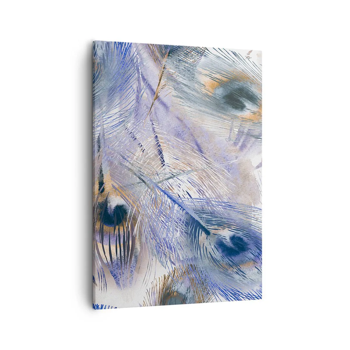 Tablou pe pânză - Compoziția penelor de păun - 50x70 cm