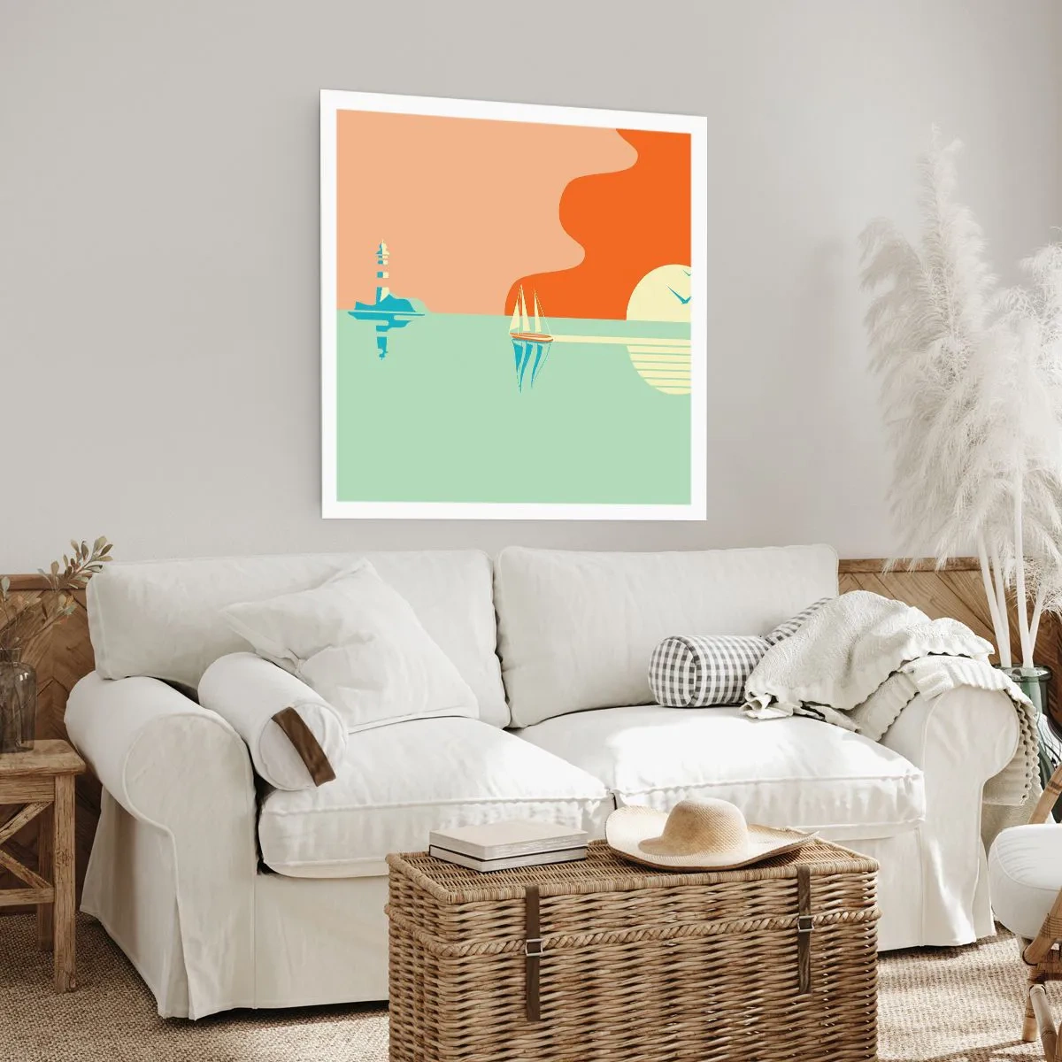 Poster - Peisaj marin perfect - 50x50 cm