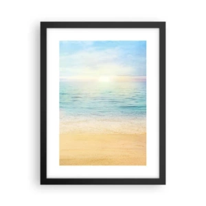 Poster în ramă neagră - Marele albastru - 30x40 cm