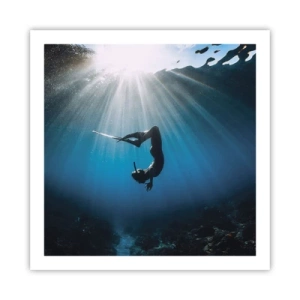 Poster - Dans subacvatic - 60x60 cm