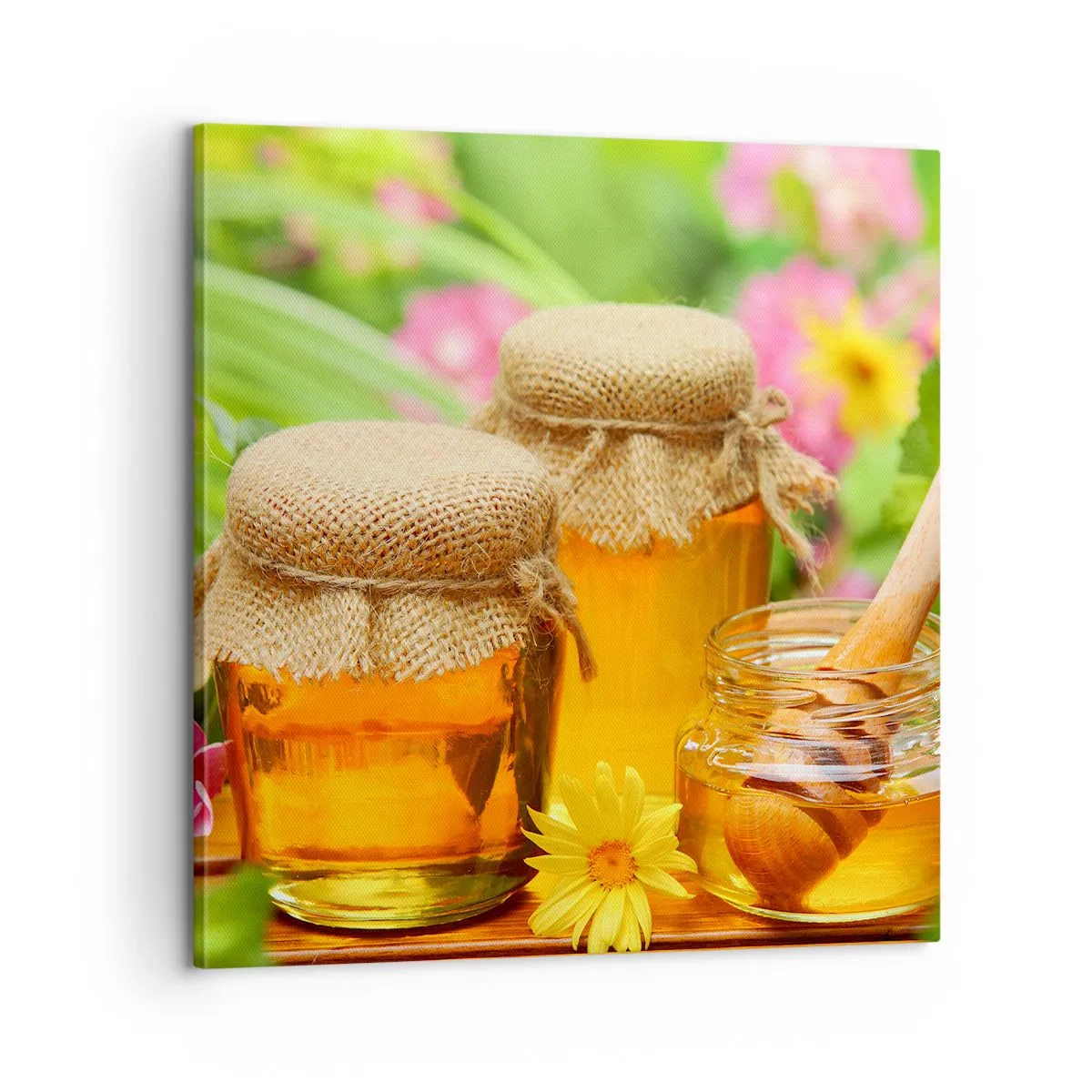 Tablou pe pânză - Dulce și florală - 60x60 cm