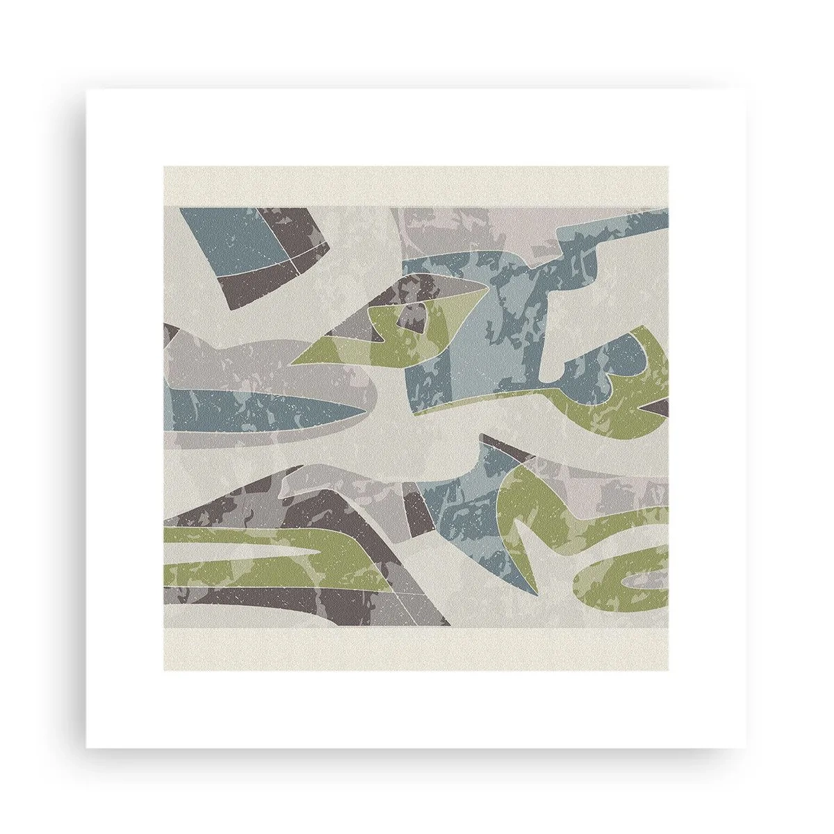 Poster - Compoziție din spatele geamului - 30x30 cm