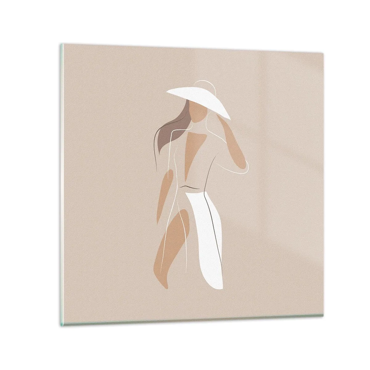 Tablou pe sticlă - Moda este distractivă - 60x60 cm