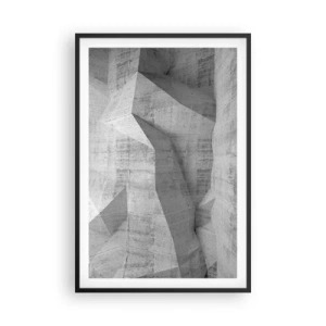 Poster în ramă neagră - O adevărată provocare - 61x91 cm