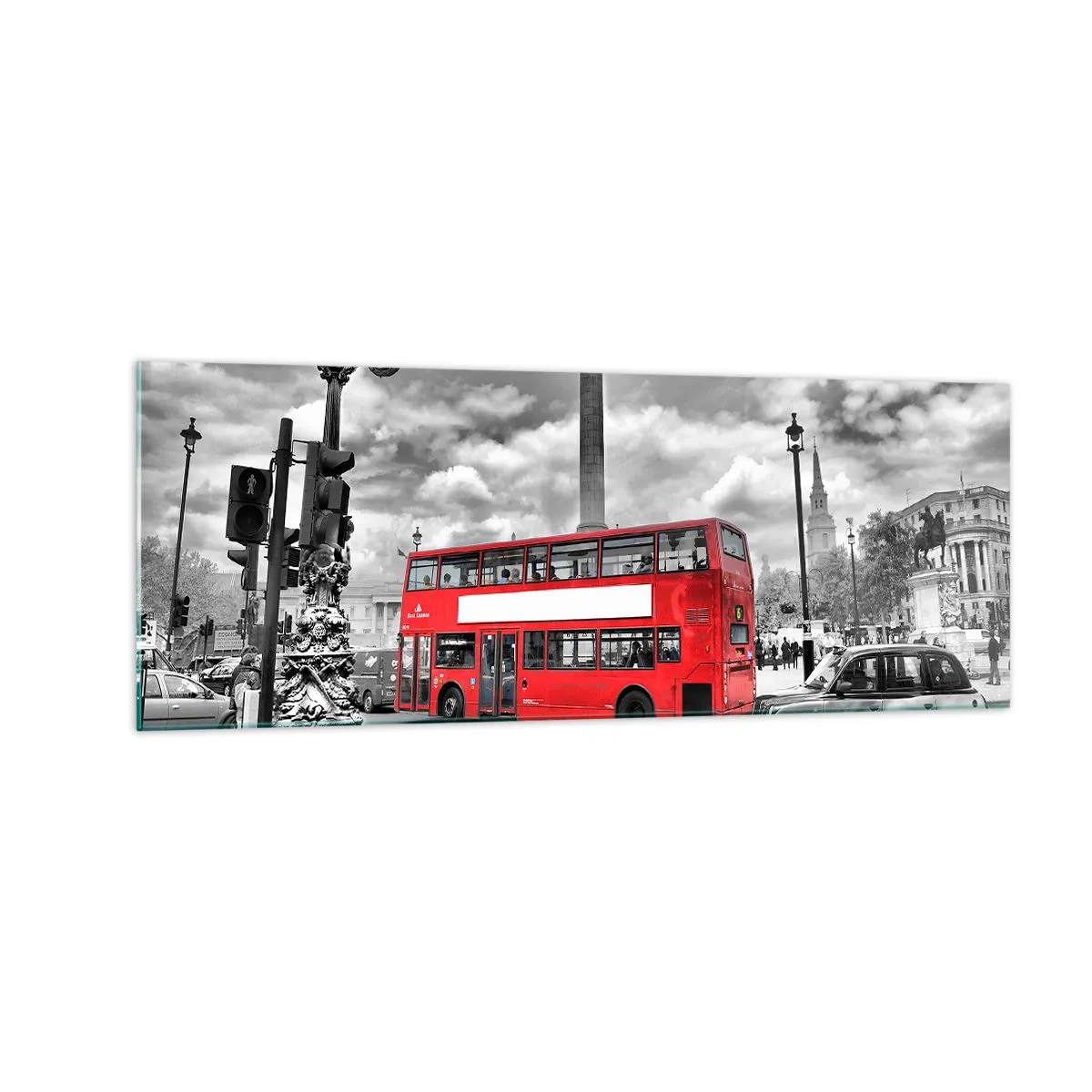 Tablou pe sticlă - Adevărata forță vitală a orașului - 140x50 cm