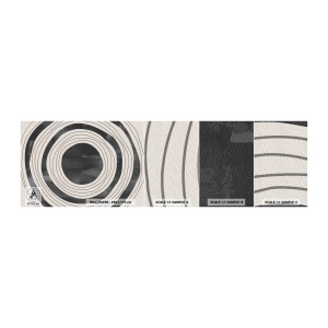 Mostră tapet autocolant Deluxe Sticker - Direct la subiect - Rotile, Minimalism, În vârstă - 100x30 cm