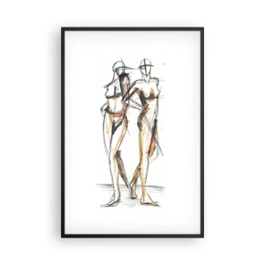 Poster în ramă neagră - Un studiu de farmec - 61x91 cm