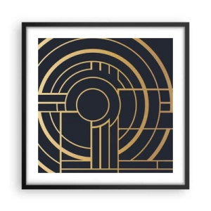 Poster în ramă neagră - Întoarcerea lucrurilor - 50x50 cm