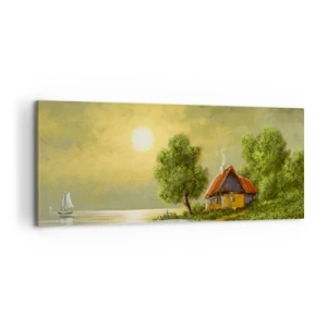 Tablou pe pânză - Frumos, ca dintr-o imagine - 100x40 cm