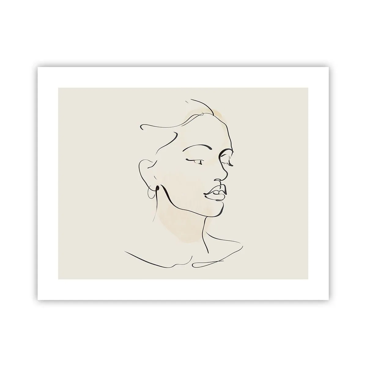 Poster - Cu o linie sigură - 50x40 cm