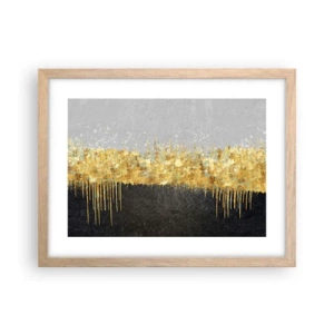 Poster în ramă de stejar deschis - Înăuntru și în sus - 40x30 cm