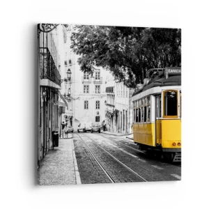 Tablou pe pânză - Sună fado în fundal - 40x40 cm