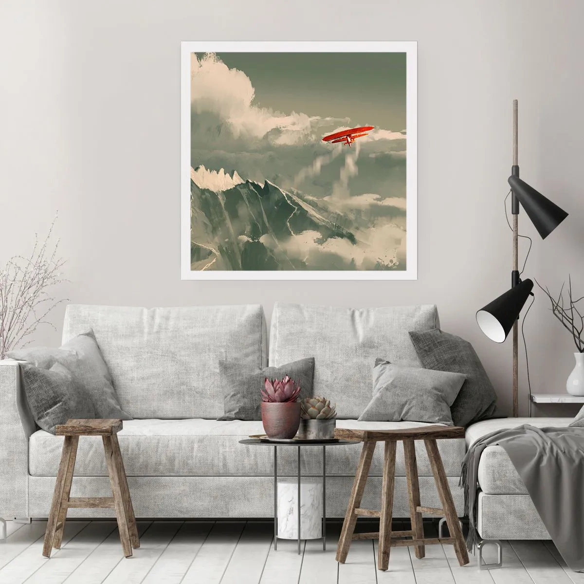 Poster - Un pionier neînfricat - 40x40 cm