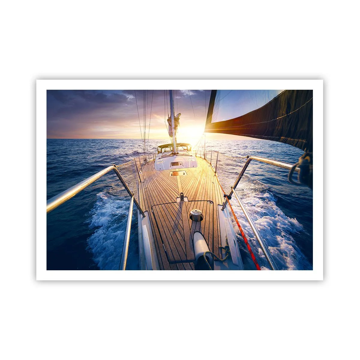 Poster - Alergând pe valuri - 100x70 cm