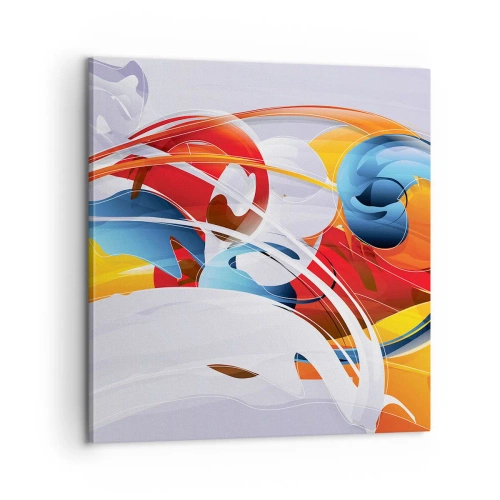 Tablou pe pânză - Dansul elementelor - 60x60 cm