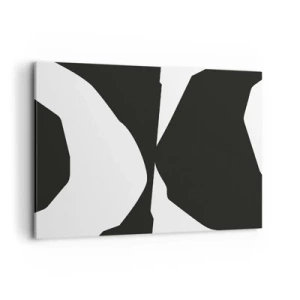 Tablou pe pânză - Pozitiv -negativ - 100x70 cm