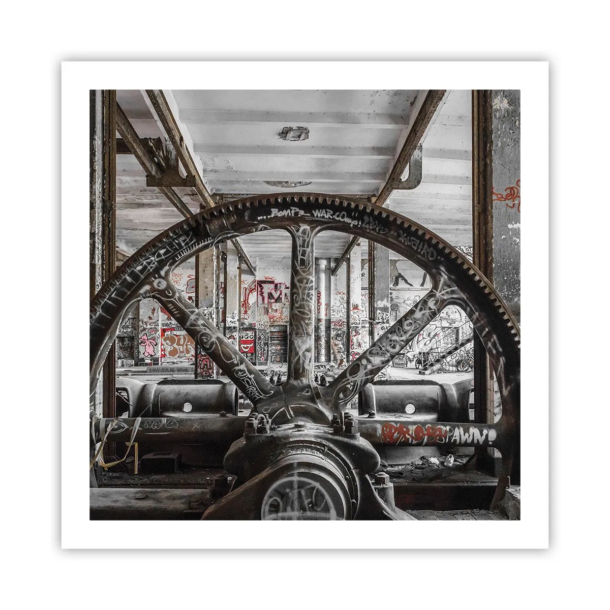 Poster - Viața secretă a unei fabrici - 60x60 cm
