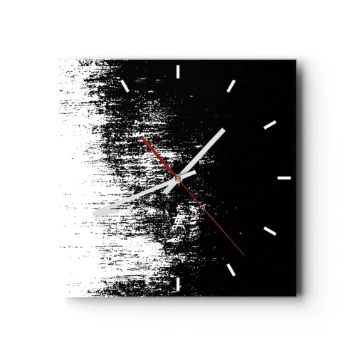Ceas de perete - Ceas pe sticlă - Iar câștigătorul este... - 30x30 cm