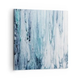 Tablou pe pânză - Țurțuri de albastru - 60x60 cm