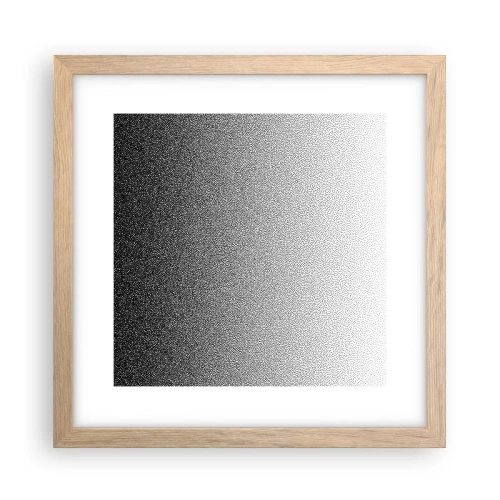 Poster în ramă de stejar deschis - Spre lumină - 30x30 cm
