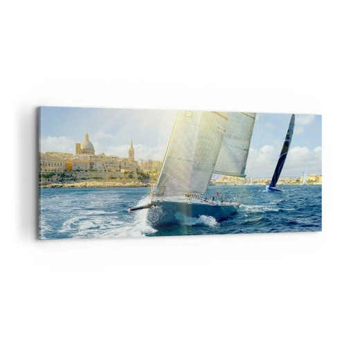 Tablou pe pânză - E timpul să părăsim orașul - 100x40 cm