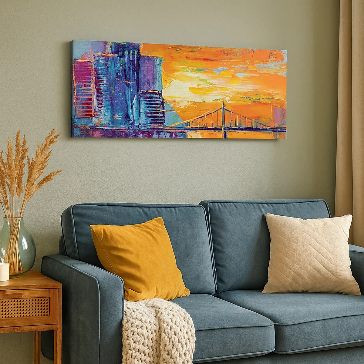 Tablou pe pânză - Cultură și natură - 30x30 cm