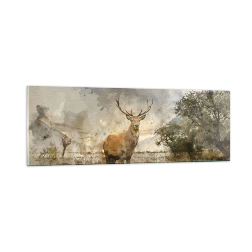 Tablou pe sticlă - Demnitate - putere - măreție - 90x30 cm