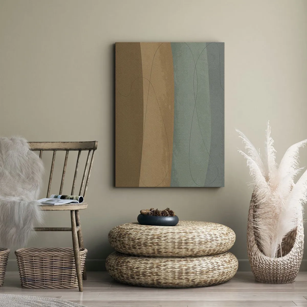 Tablou pe pânză - Compoziție orizontală - 80x120 cm