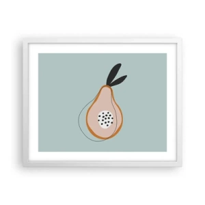 Poster în ramă albă - Pătrunzând în natura lucrurilor - 50x40 cm