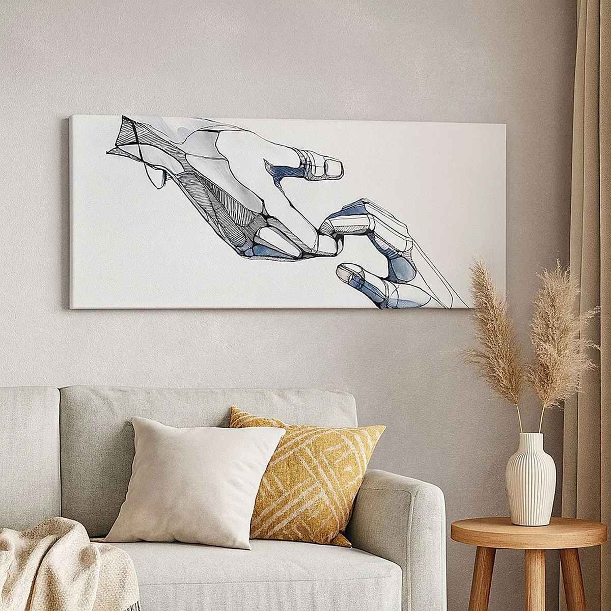 Tablou pe pânză - Gest frumos - 100x40 cm