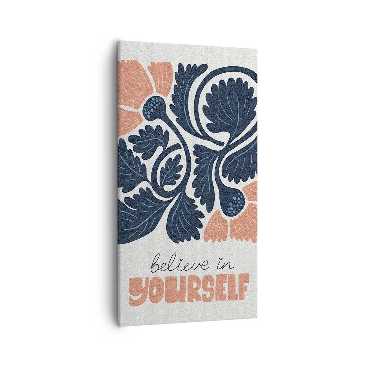 Tablou pe pânză - Și tu înflorești - 55x100 cm