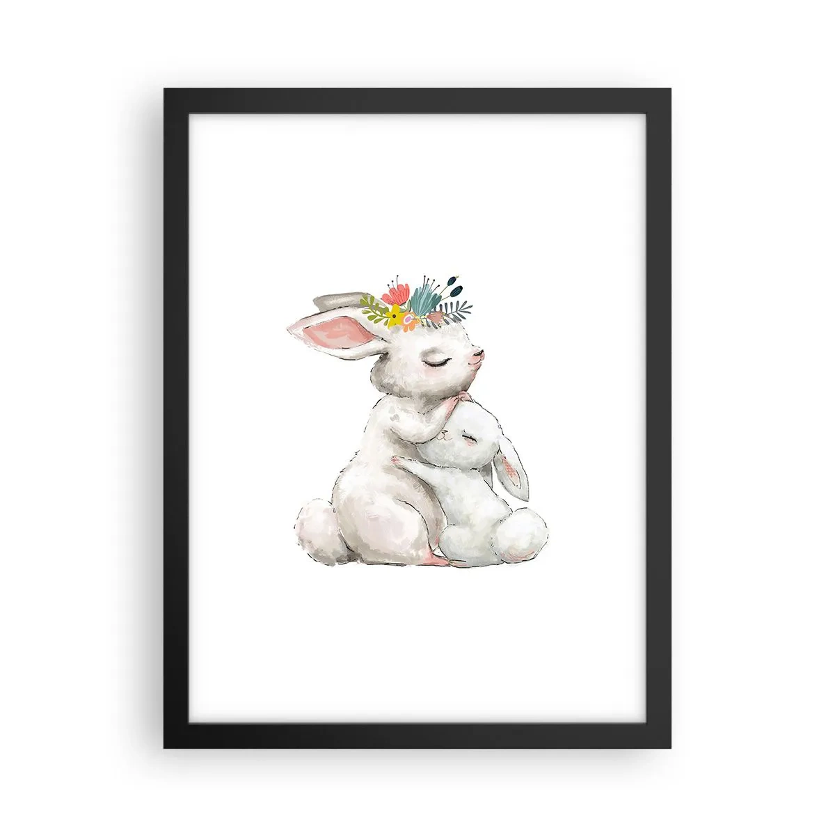 Poster în ramă neagră - Ca la mama - 30x40 cm