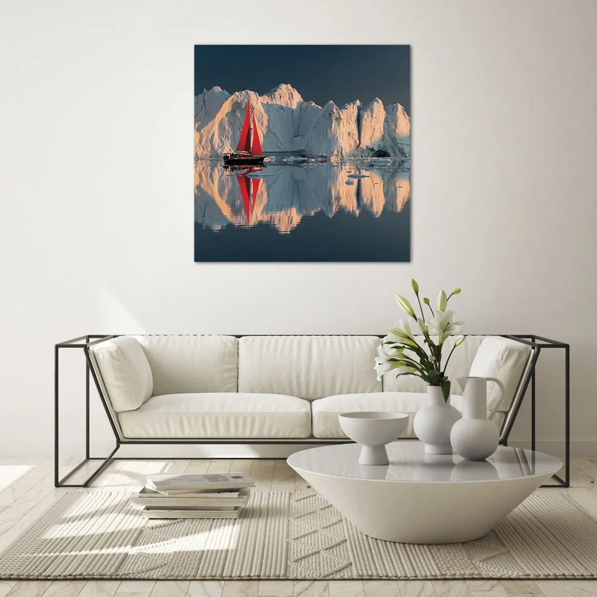 Tablou pe sticlă - La capătul lumii - 70x70 cm