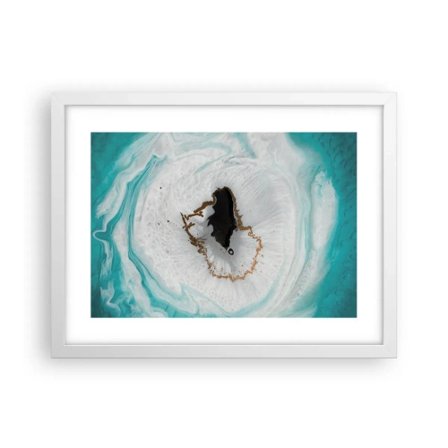 Poster în ramă albă - Pătrunde înăuntru - 40x30 cm