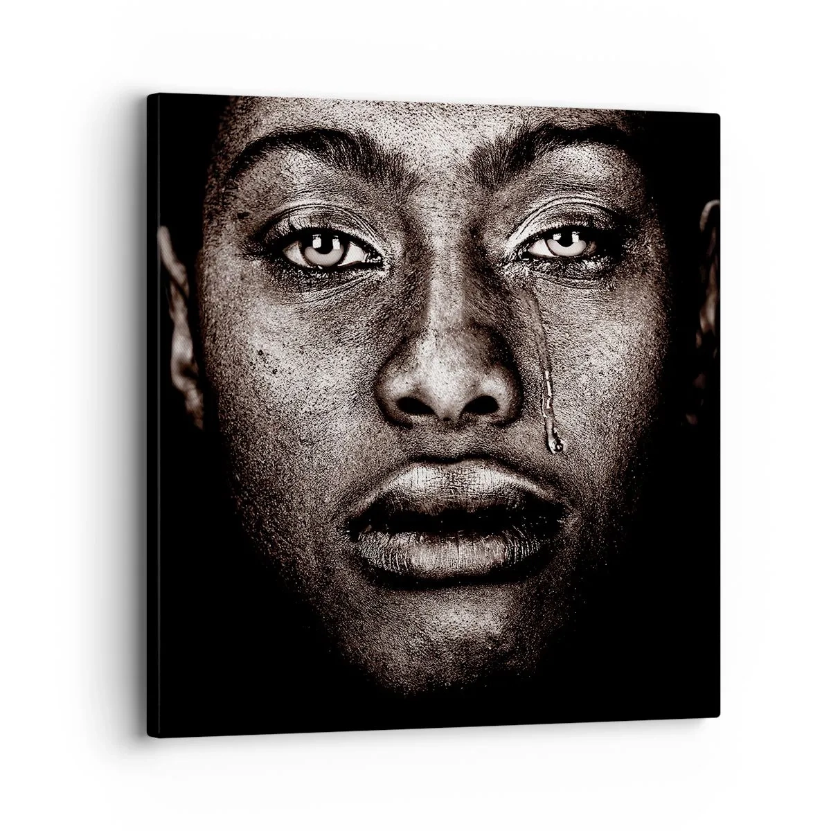 Tablou pe pânză - O singură lacrimă - 30x30 cm