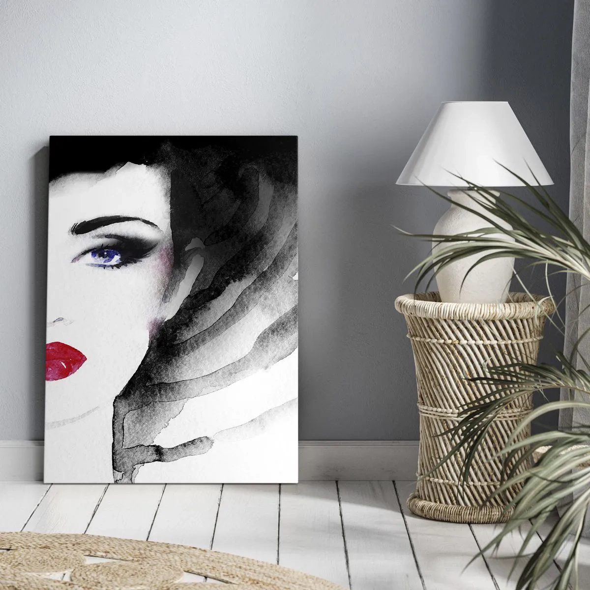 Tablou pe pânză - Respinge și cheamă - 45x80 cm