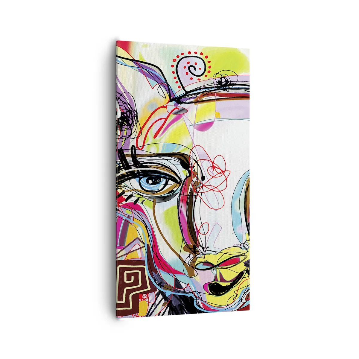 Tablou pe pânză - Bogăția naturii feline - 65x120 cm