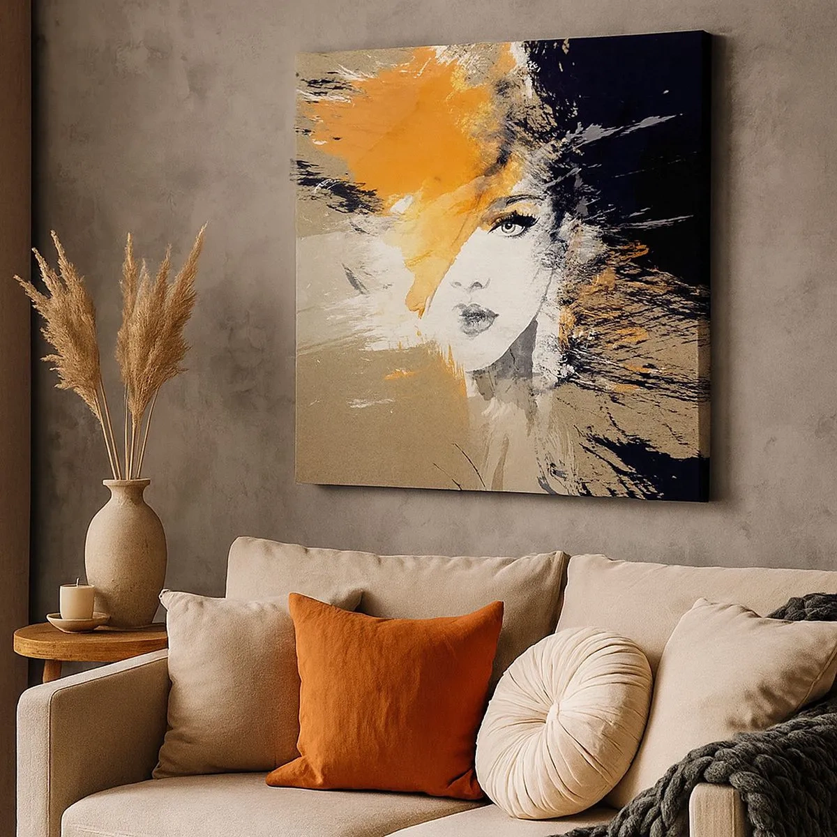 Tablou pe pânză - Și se face lumină - 30x30 cm