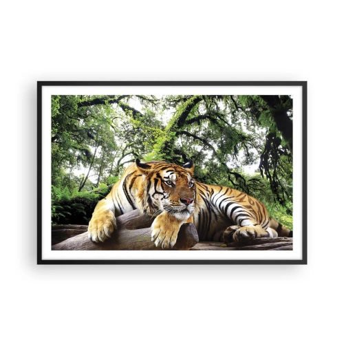 Poster în ramă neagră - Cu respect - 91x61 cm