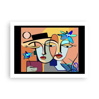 Poster - Întâlnire cu Picasso - 70x50 cm