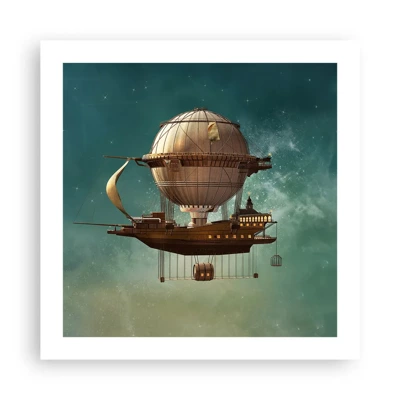 Poster - Jules Verne vă transmite salutări - 50x50 cm