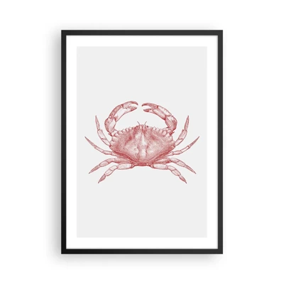 Poster în ramă neagră - Crab peste crabi - 50x70 cm
