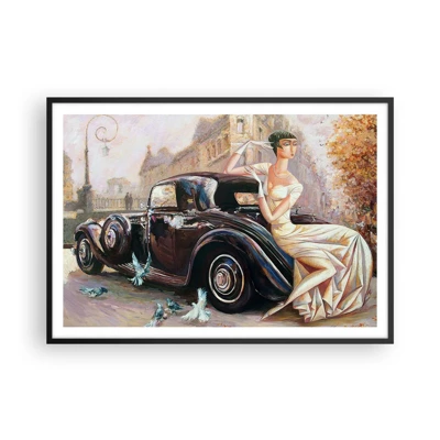 Poster în ramă neagră - Eleganță retro - 100x70 cm