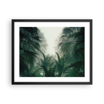 Poster în ramă neagră - Mister tropical - 50x40 cm